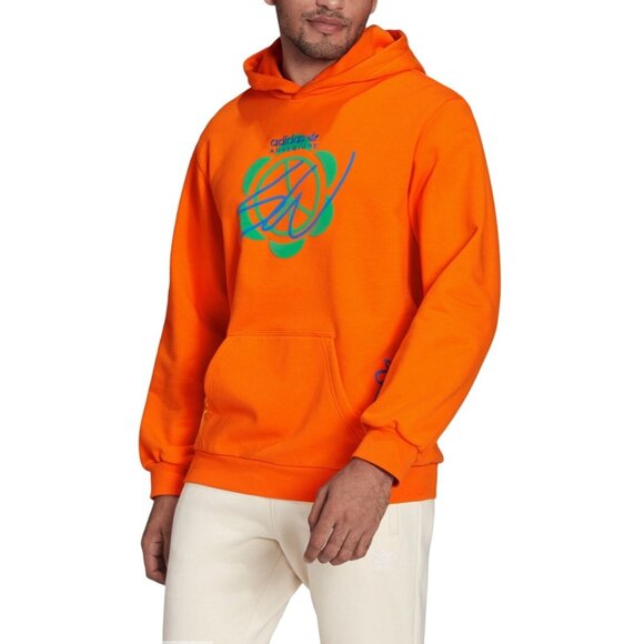 adidas Other - Adidas Originals Superturf Hoody x Sean Wotherspoon HI3303 Orange Mens Large